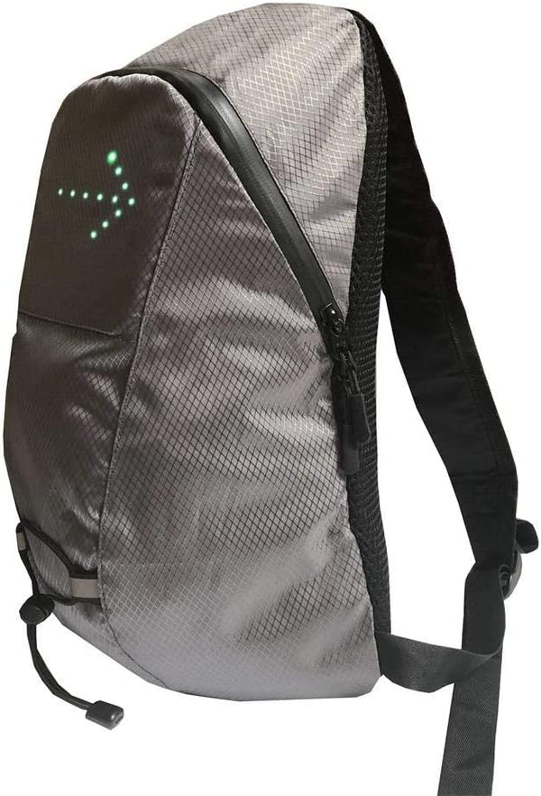 Sac À Dos Réfléchissant Léger 15L USB Rechargeable Indicateur de Direction du Signal Lumineux sans Fil à LED