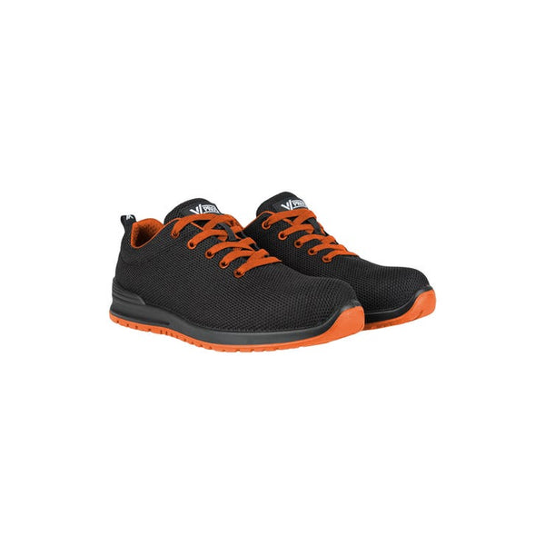 CHAUS BASSE S1P ESD SRC COMPOS - Noire / Orange