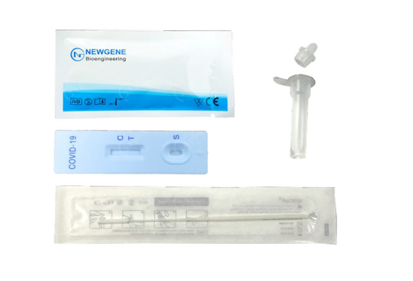 Autotest Antigénique Rapide Sars-cov-2 Covid-19 - NEWGENE - La Boîte De 25 - Boite de 5