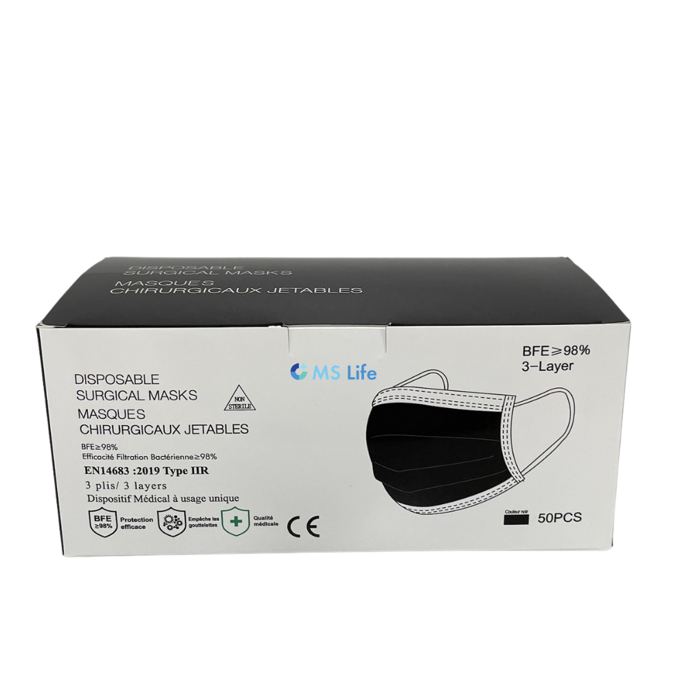 French Type IIR Elastic Masks - Ms Life - The Box Of 50 Masks