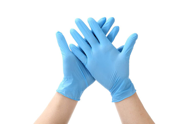 Nitrile &amp; Vinyl Gloves - Hongray - Size L - Box Of 100 Gloves