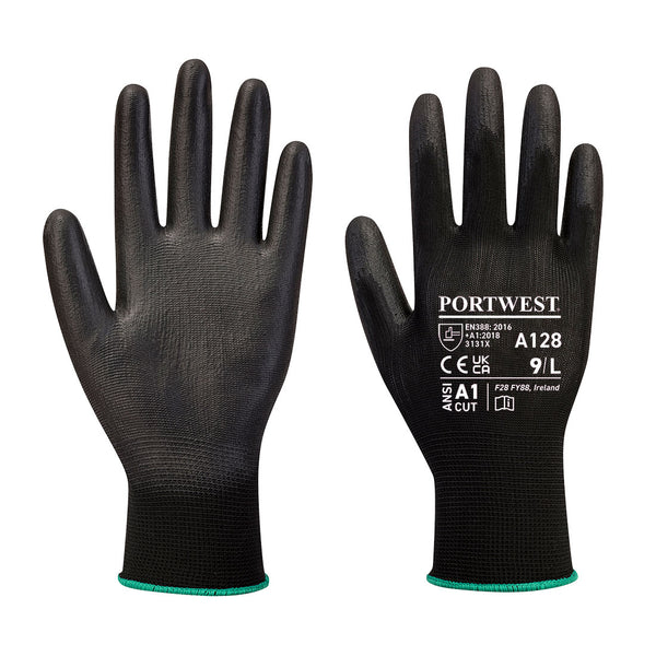 Latex Free Palm PU Coated Glove - Individual Pack