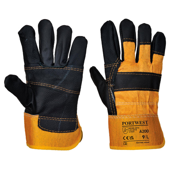 Leather upholstery Docker glove