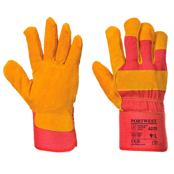 Met fleece gevoerde Docker-handschoen