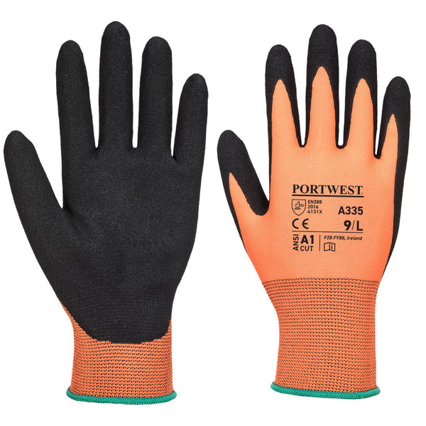 Dermi-Grip NPR15 geschuurde nitrilhandschoen