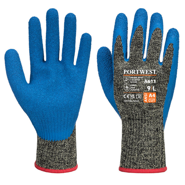 HR Aramid latex cut resistant glove