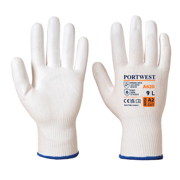 B cut PU palm glove