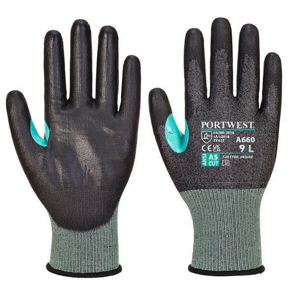 VHR18 PU anti-cut glove