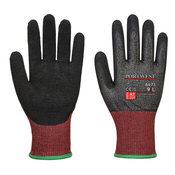 AHR13 leather anti-cut glove