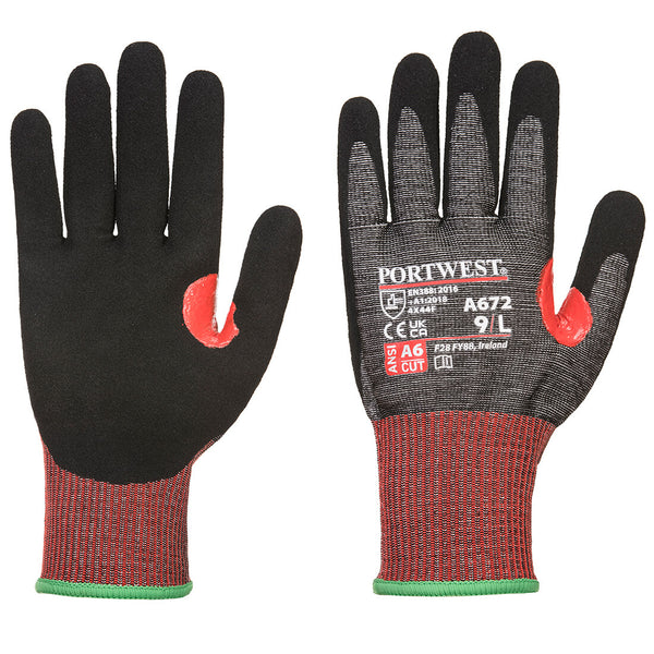 AHR13 leather anti-cut glove