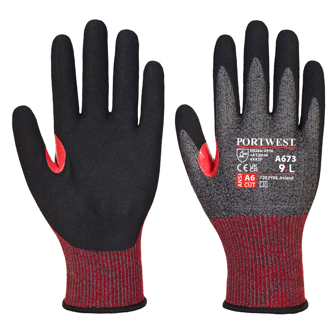 Anti-cut nitrile foam glove CT AHR18