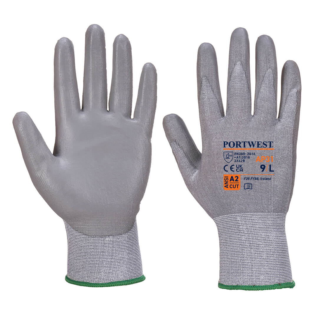 Portwest - Gants anti coupures en cotte de mailles - Gris - 9