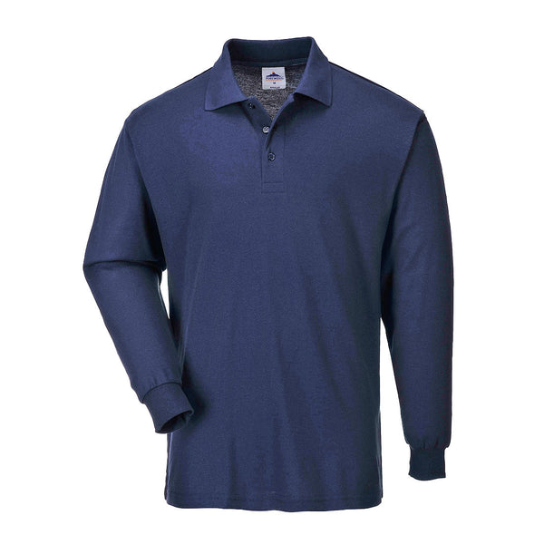 Poloshirt met lange mouwen