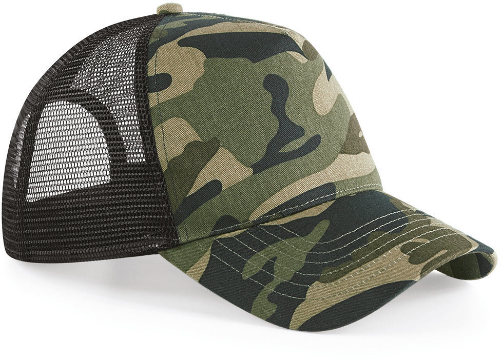 Camo Snapback Cap