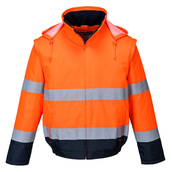 2-in-1 HV fleece gevoerd jack