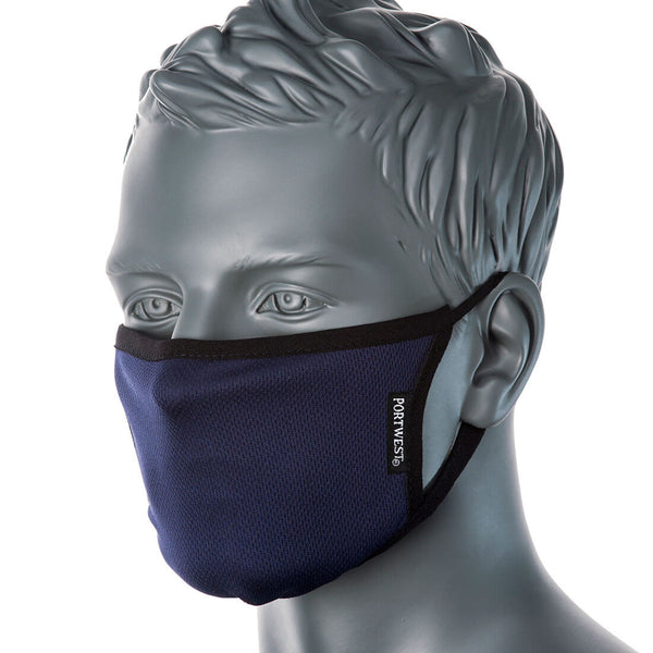 3-Ply Antimicrobial Fabric Face Mask (Pk25)