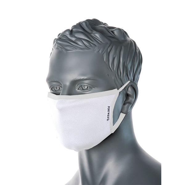 3-Ply Antimicrobial Fabric Face Mask (Pk25)