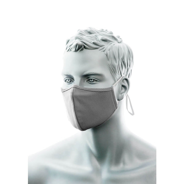 Masque facial en tissu antimicrobien à 2 épaisseurs avec pont nasal (Pk25)