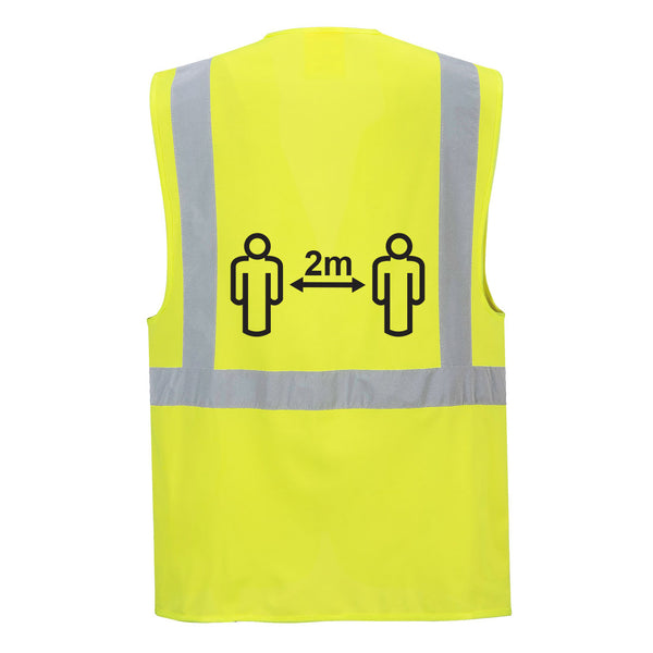 Executive vest van 2 meter voor sociale afstand