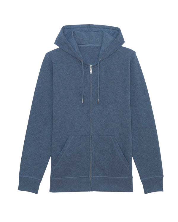 The unisex hooded zipped sweatshirt - Connector
