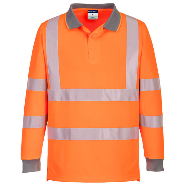 High Visibility Eco Polo l/s (6 stuks)