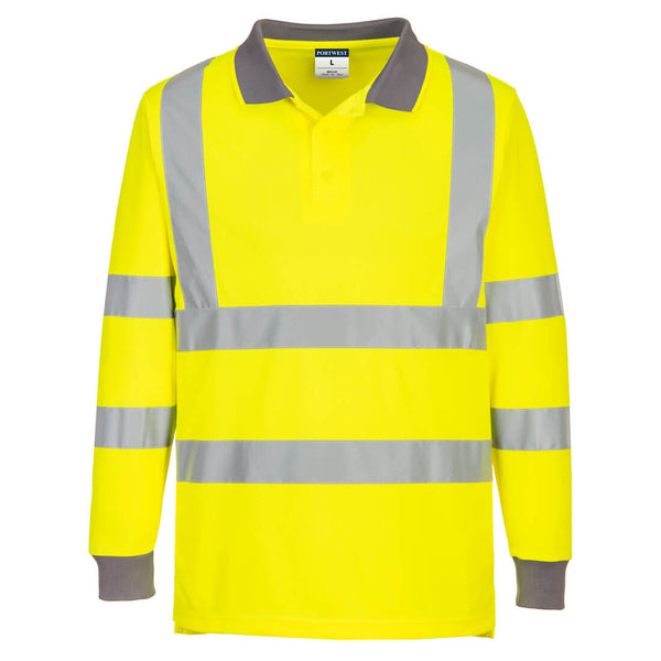 High Visibility Eco Polo l/s (pack of 6)