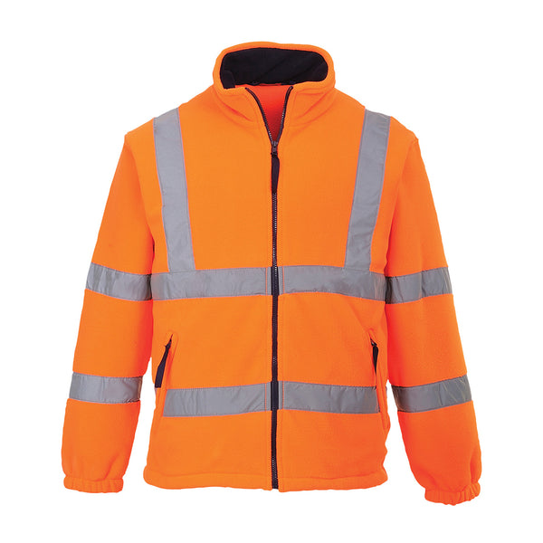 Met mesh gevoerd HiVis-fleece