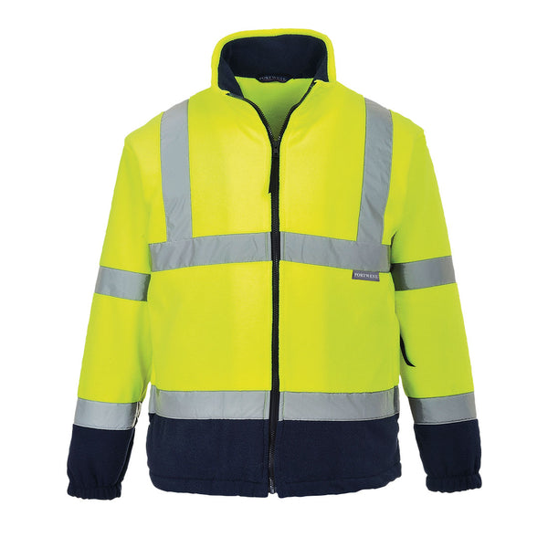 Tweekleurige HiVis-fleece