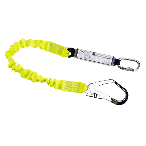 Single elasticated strap with shock absorber