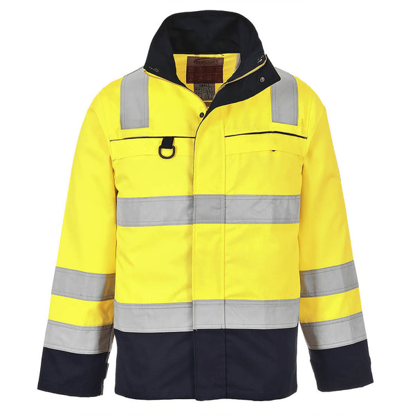 Multi-risk high-visibility jacket