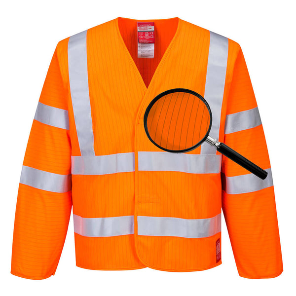 Vest HV ML Antistatic - Flame resistant