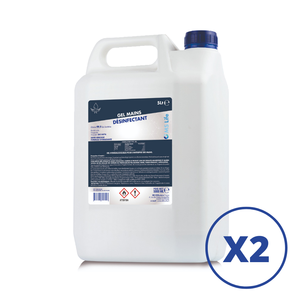 Can Of Hydroalcoholic Gel Ms Life 5L
