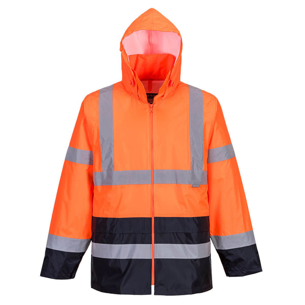 Tweekleurig Hi-Vis regenjack