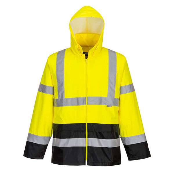 Tweekleurig Hi-Vis regenjack