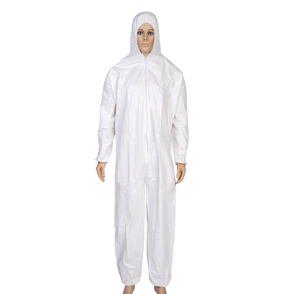 Full protective suit with hood - Disposable use