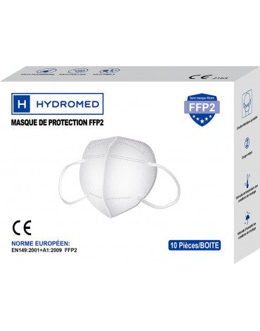 Masque de protection FFP2 - HYDROMED - Boite de 10