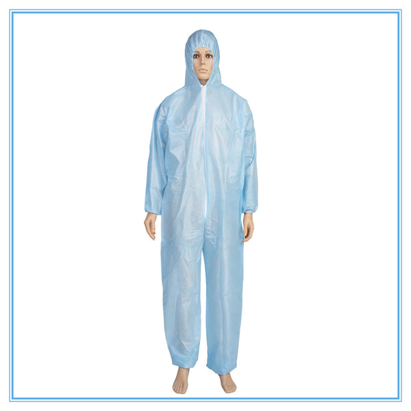 Full protective suit with hood - Disposable use