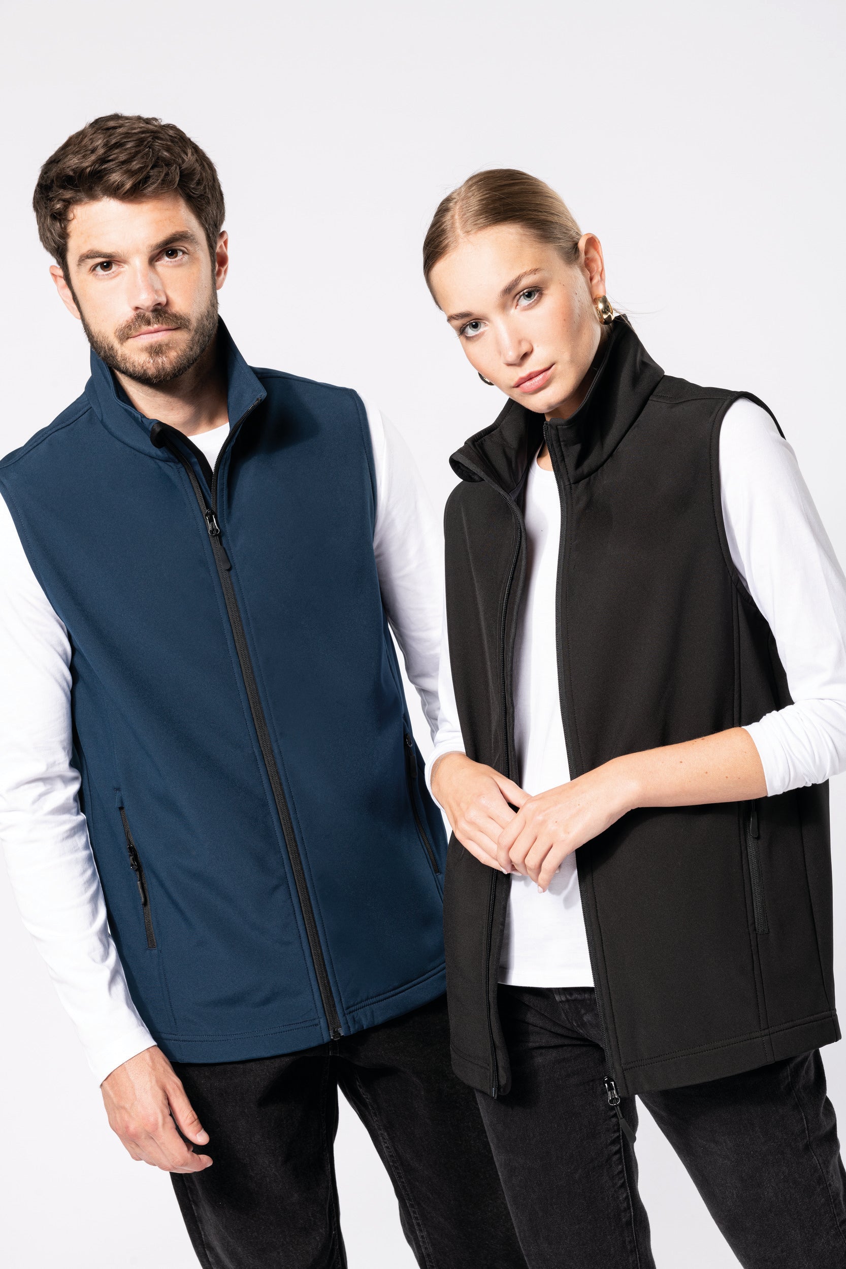 Bodywarmer softshell écoresponsable 2 couches unisexe