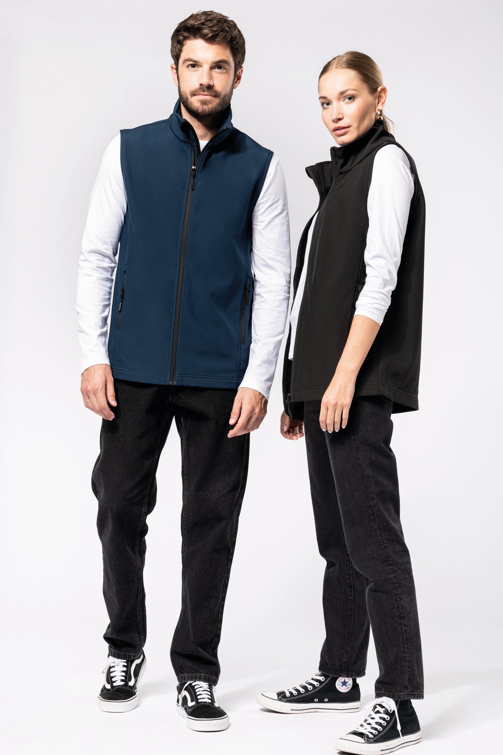 Bodywarmer softshell écoresponsable 2 couches unisexe