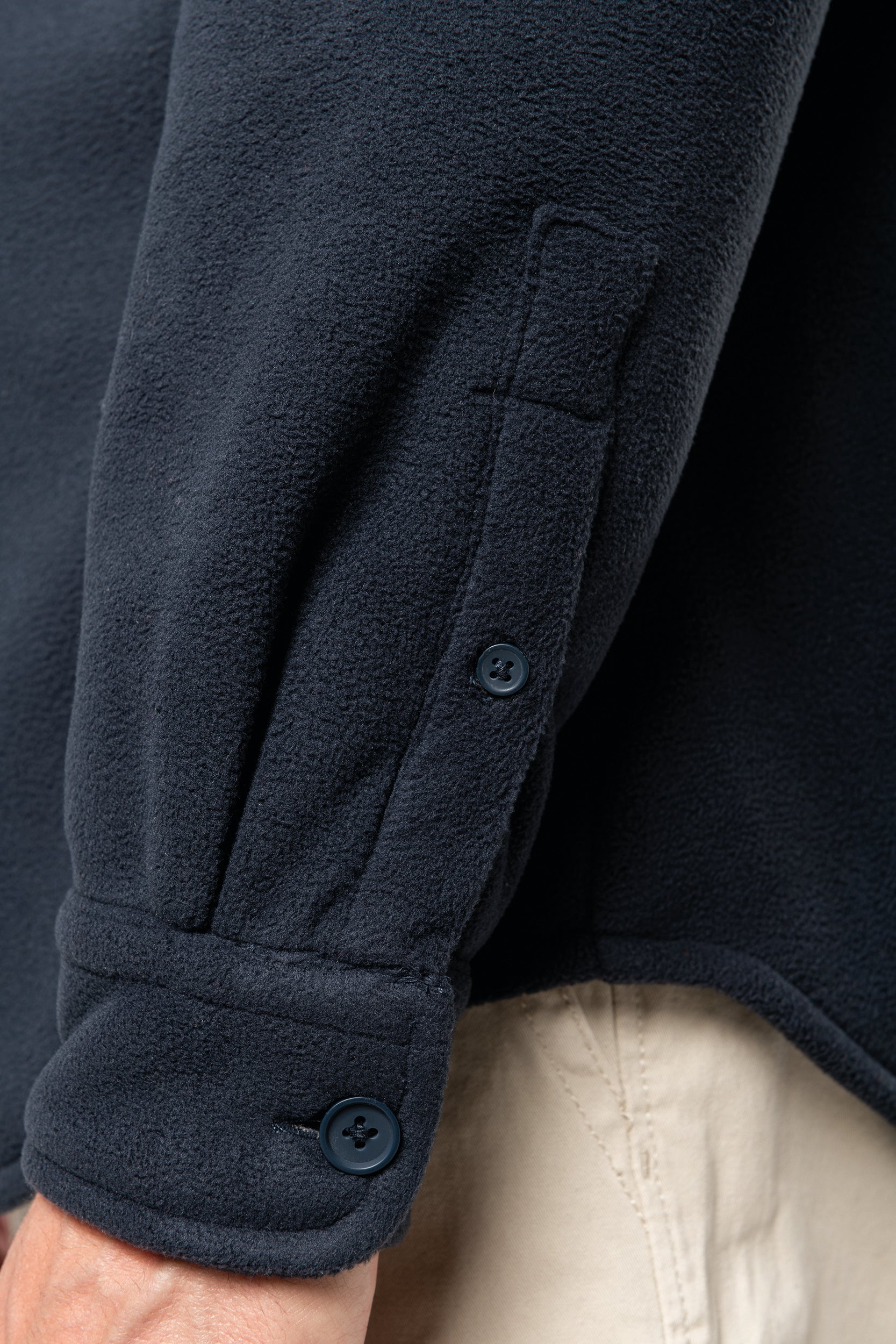 Surchemise polaire doublée sherpa polaire homme