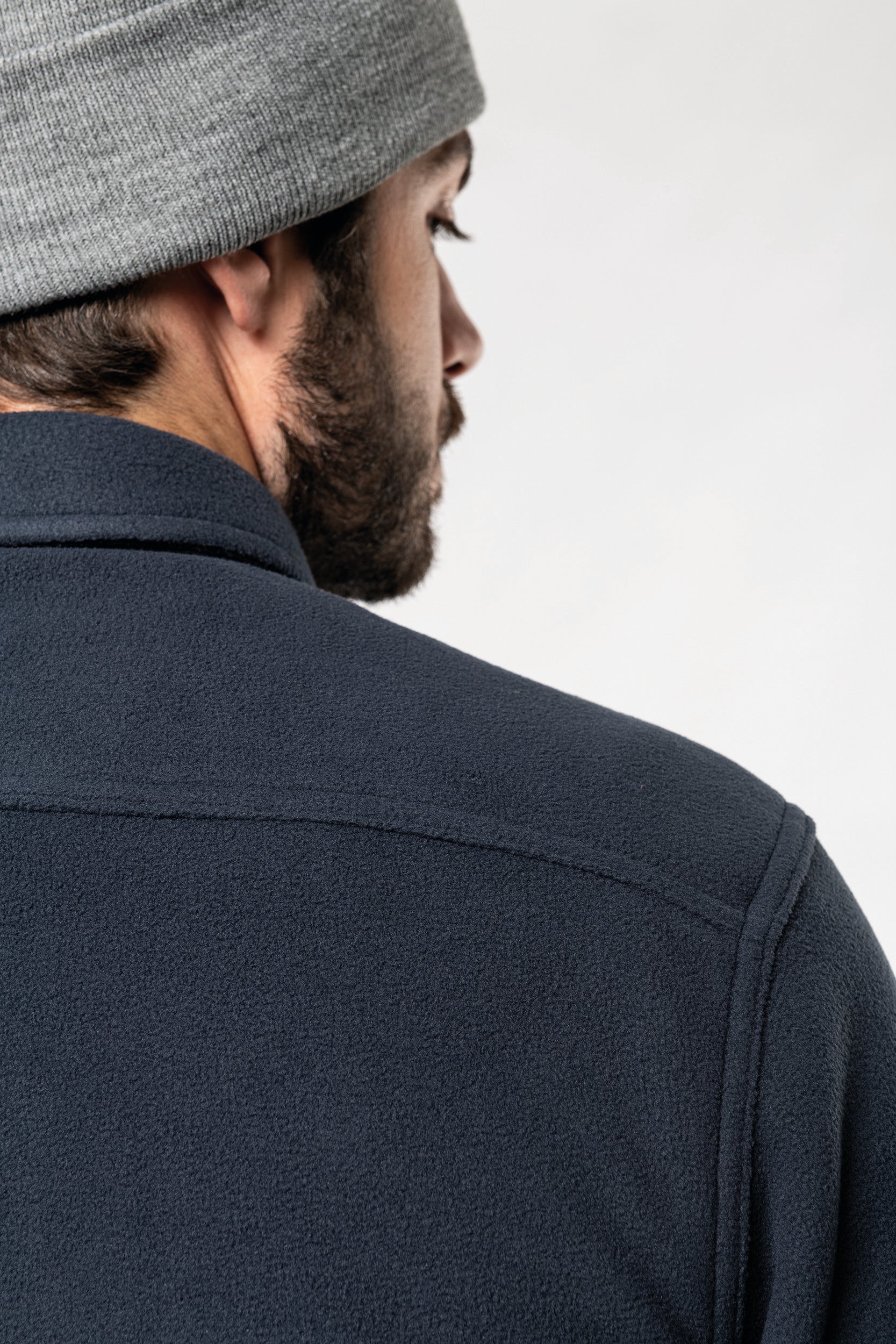 Surchemise polaire doublée sherpa polaire homme