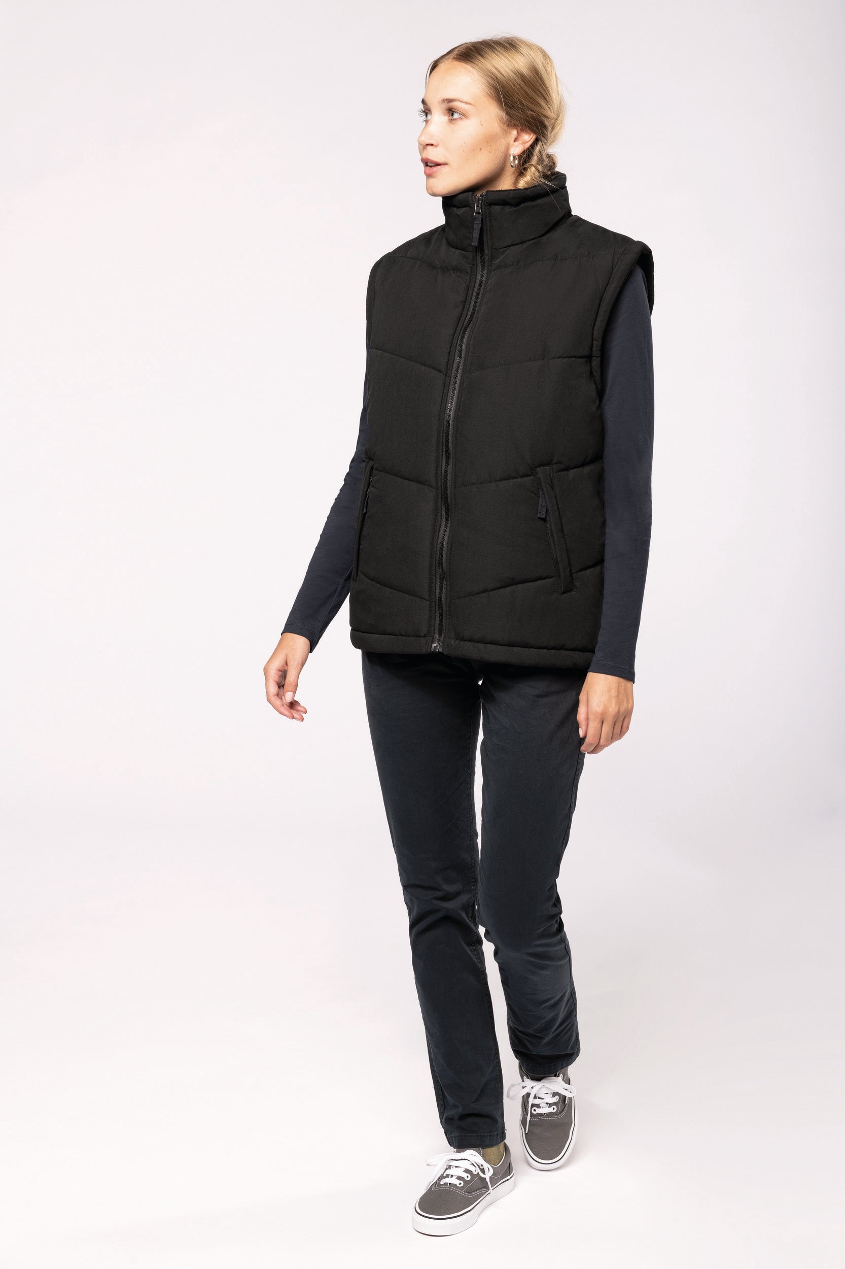 Bodywarmer doublé polaire unisexe