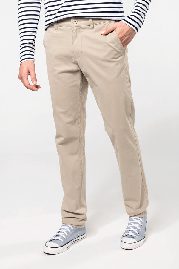 Pantalon chino homme Blanc