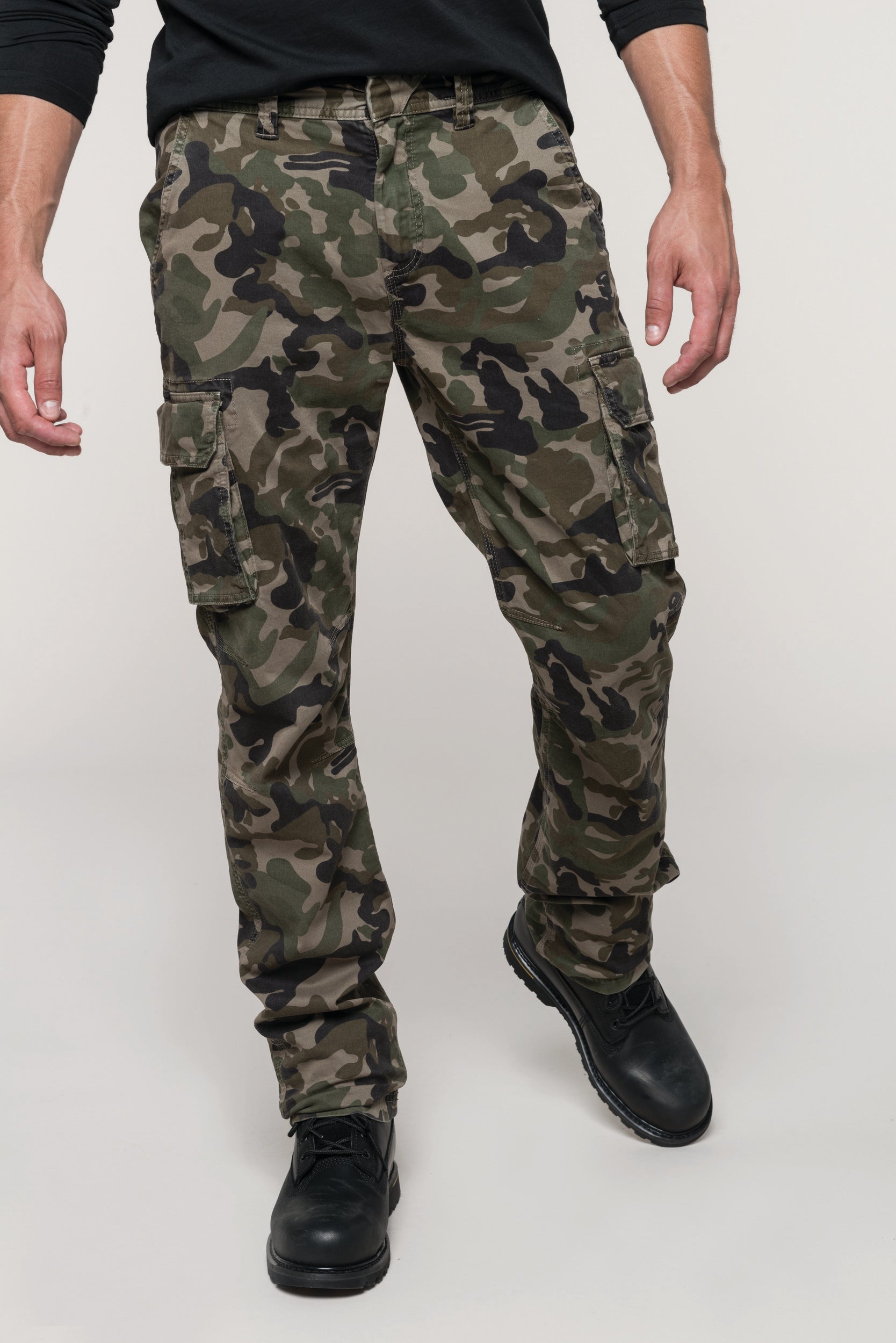 Pantalon multipoches homme