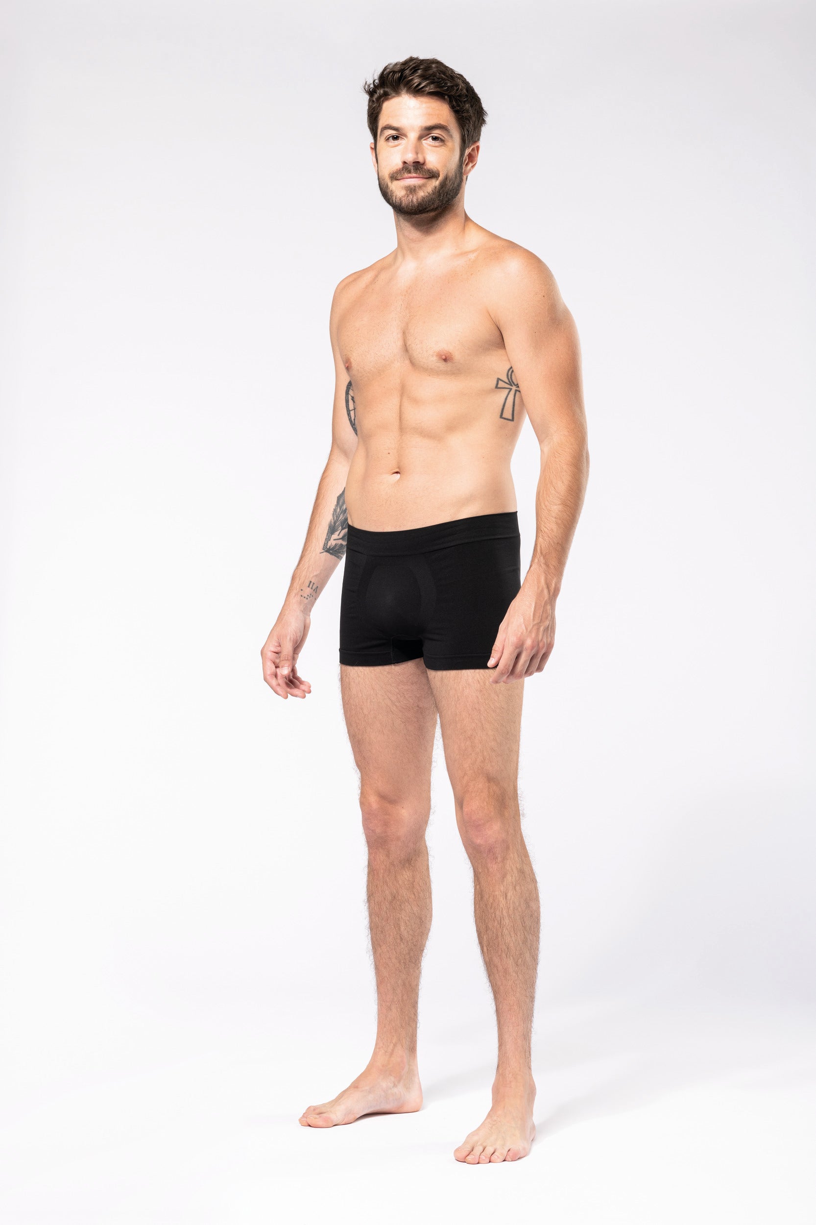 Eco-verantwoordelijke naadloze boxer voor heren