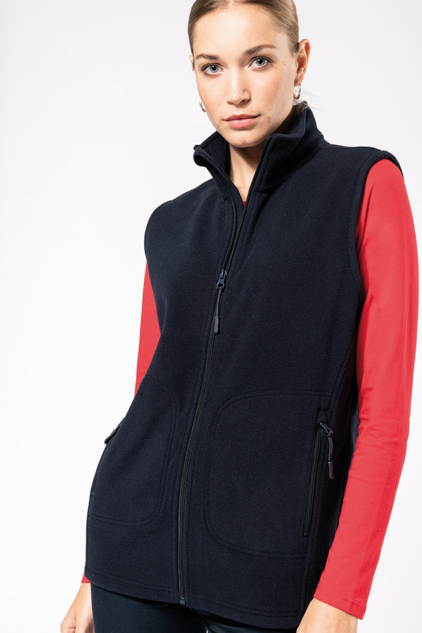 Bodywarmer micropolaire écoresponsable unisexe