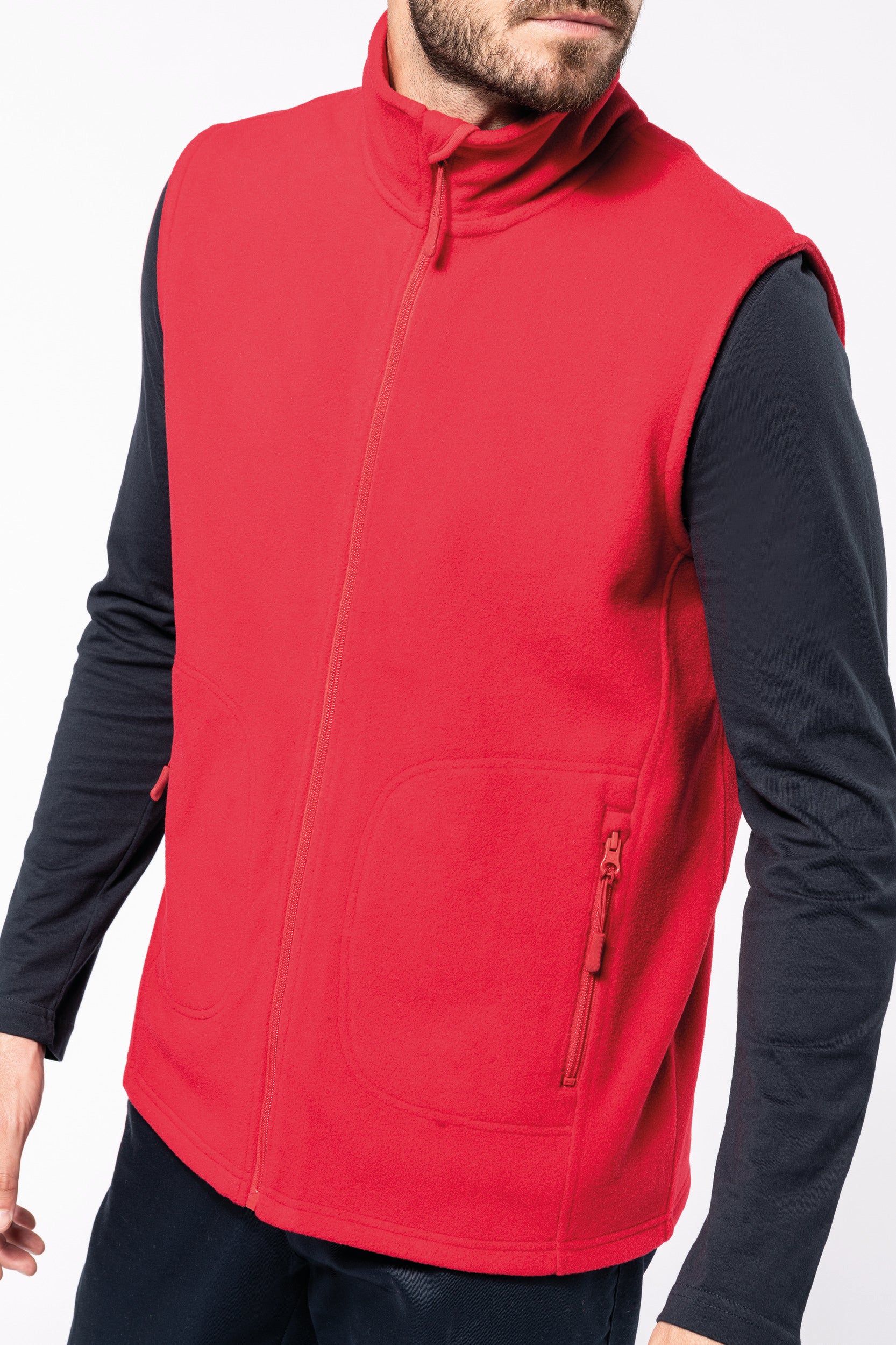 Bodywarmer micropolaire écoresponsable unisexe