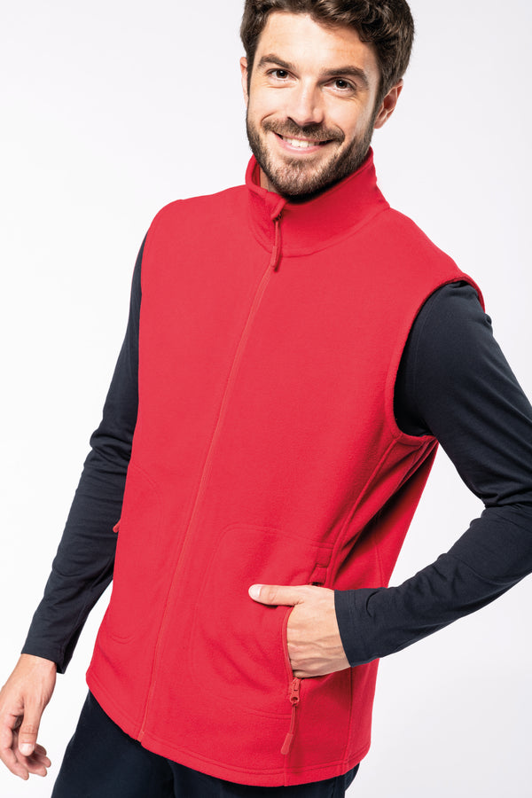 Bodywarmer micropolaire écoresponsable unisexe