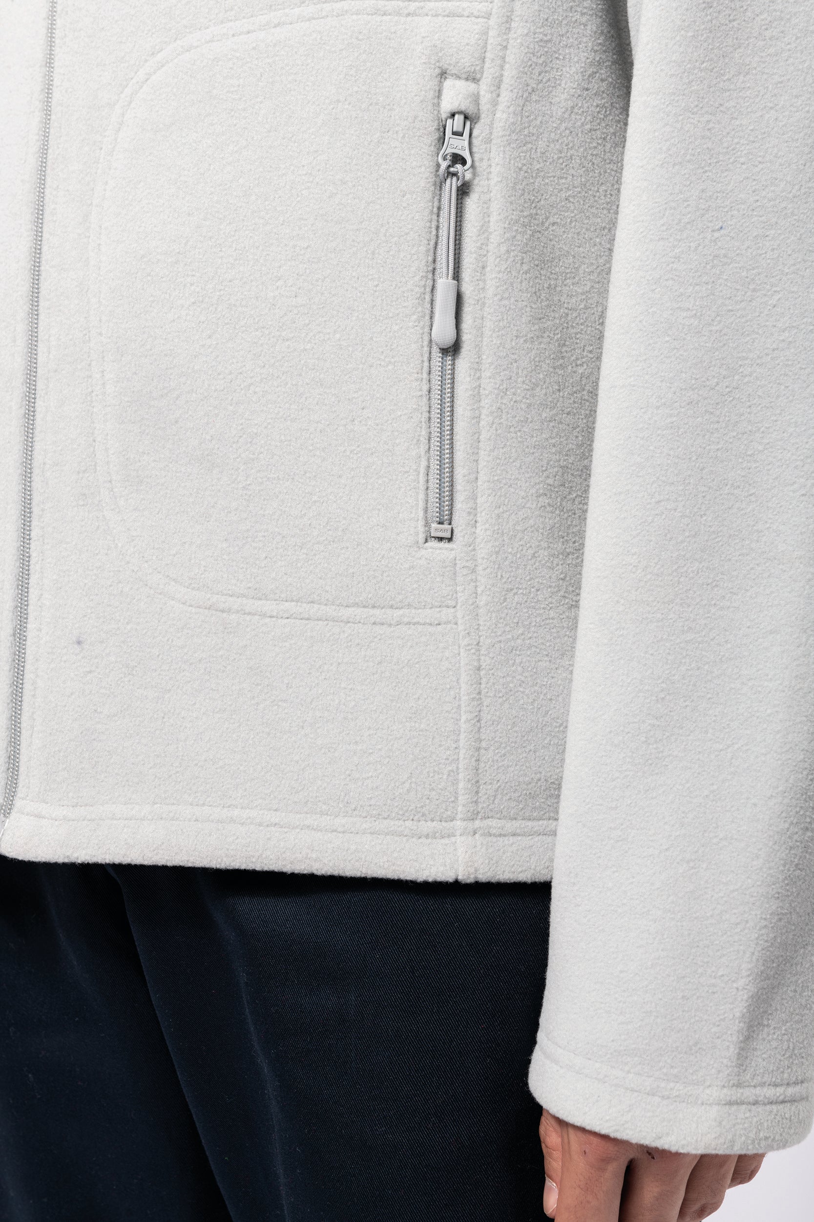 Unisex eco-responsible microfleece jacket