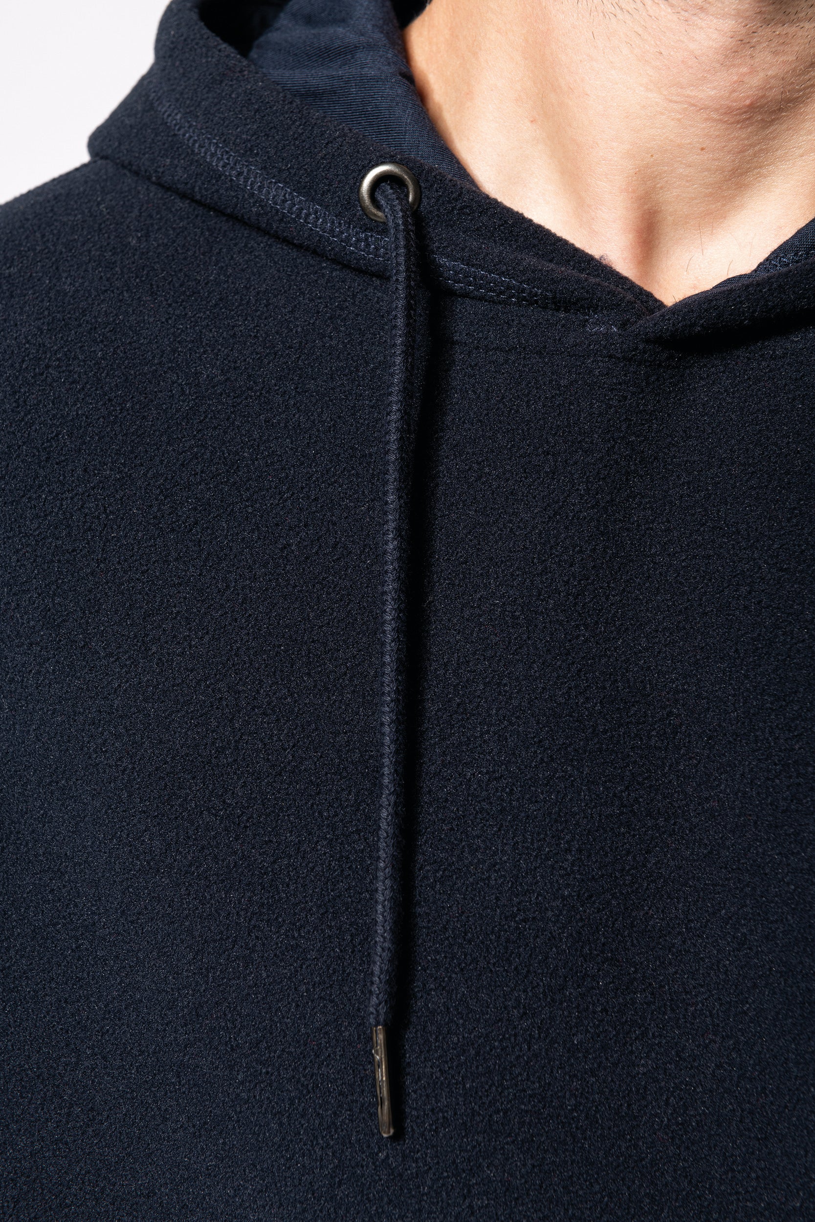 Uniseks gerecycled microfleece oversized sweatshirt met capuchon